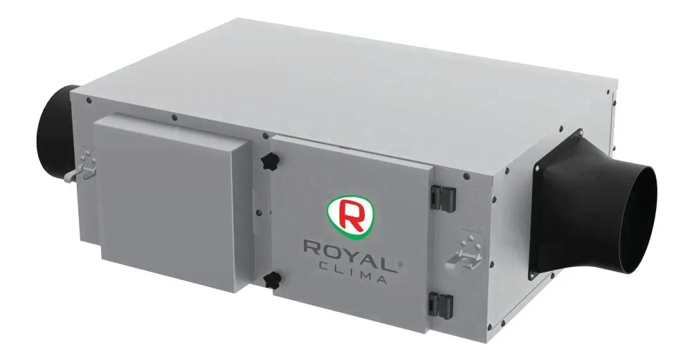 Приточная установка ROYAL Clima VENTO RCV-500-LUX с догревом 1,8кВт